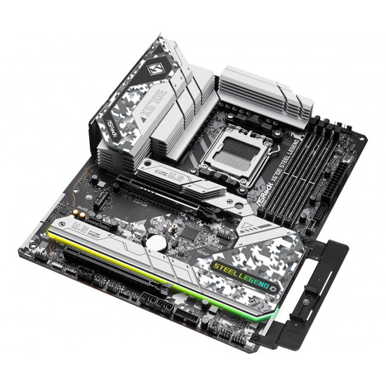 Motherboard X670E STEEL LEGEND AM5 4DDR5 HDMI/DP M.2 ATX