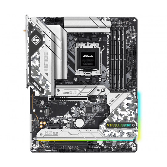 Motherboard X670E STEEL LEGEND AM5 4DDR5 HDMI/DP M.2 ATX