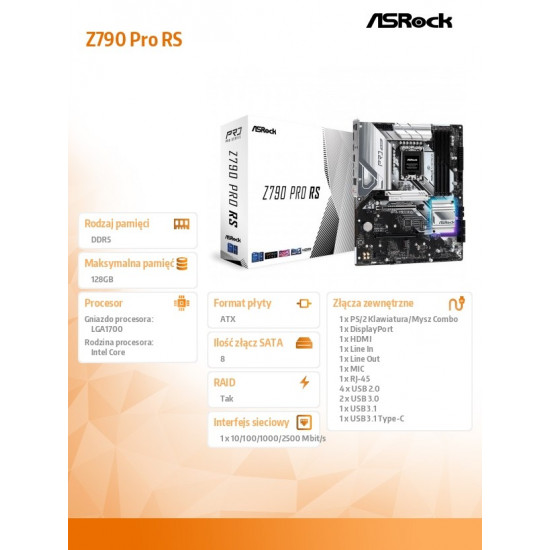 ASRock Z790/4DDR5/8SATA3 ASRock