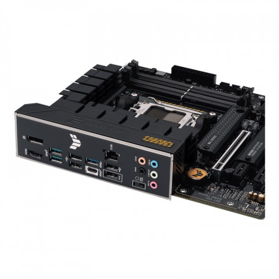 Mainboard|ASUS|AMD B650|SAM5|MicroATX|Memory DDR5|Memory slots 4|1xPCI-Express 4.0 1x|2xPCI-Express 4.0 16x|2xM.2|1xHDMI|1xDisplayPort|4xUSB 2.0|3xUSB 3.2|1xUSB-C|1xRJ45|5xAudio port|TUFGAMINGB650M-PLUS