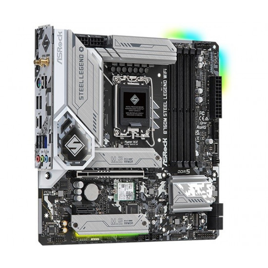 Motherboard B760M STEEL LEGEND WIFI s1700 4DDR5 DP/HDMI mATX