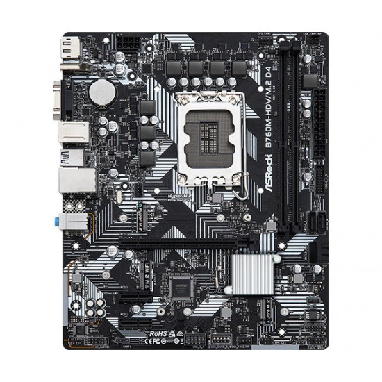 Motherboard B760M-HDV/M.2 D4 s1700 2DDR4 DP/HDMI mATX