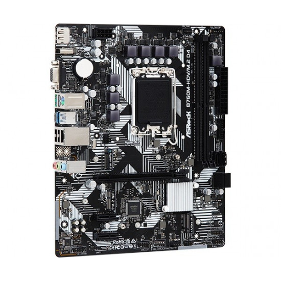 Motherboard B760M-HDV/M.2 D4 s1700 2DDR4 DP/HDMI mATX