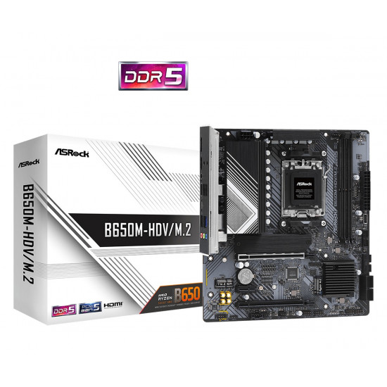 B650M-HDV/M.2 AM5 2DDR5 HDMI/DP mATX