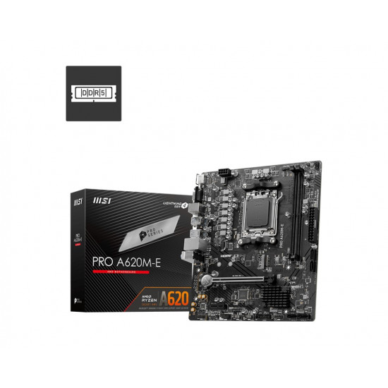 Motherboard PRO A620M-E AM5 2DDR5 HDMI/M2 mATX