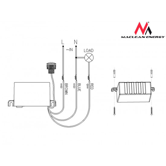 External light sensor 2000W MCE34