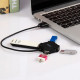 HUB 4x USB 2.0 micro black Y-2178