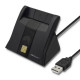 Smart chip card scanner USB2.0 Plug&play