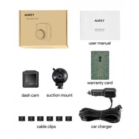 AUKEY DRA5 DashCam Full HD 1920x1080@30p 170