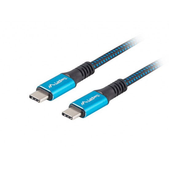 Cable USB-C M/M USB4 0.5m 100W 8K 60HZ black-blue