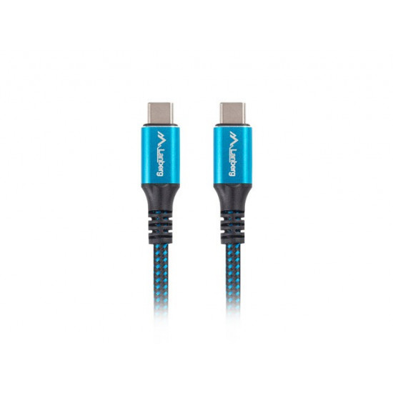 Cable USB-C M/M USB4 0.5m 100W 8K 60HZ black-blue