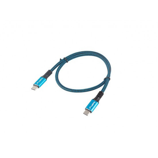 Cable USB-C M/M USB4 0.5m 100W 8K 60HZ black-blue