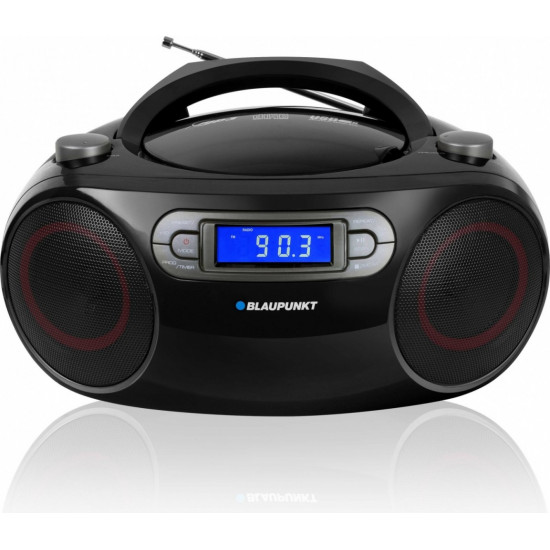 Boombox FM PLL CD/MP3/USB/AUX/Clock/Alarm