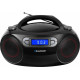 Boombox FM PLL CD/MP3/USB/AUX/Clock/Alarm