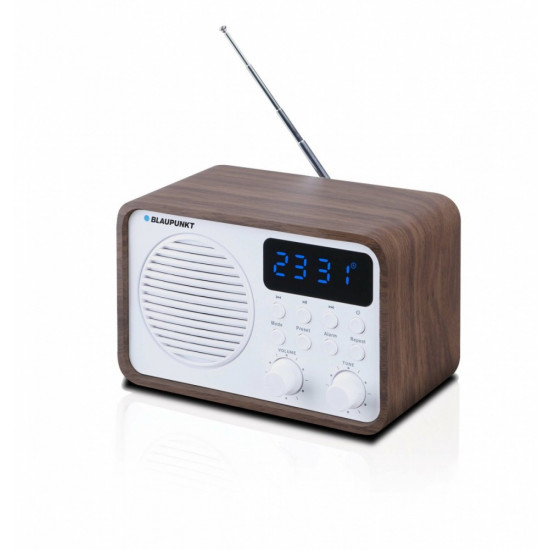 Portable radio FM PLL Bluetooth SD/USB/AUX/Clock/Alarm with battery