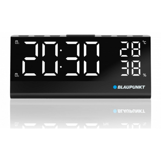 Clock radio CR10ALU FM PLL with built-in temperature and humidity sensor