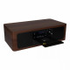 Micro system all-in-one Bluetooth, HDMI ARC, Optical CD input/MP3/USB/AUX/Clock/Alarm