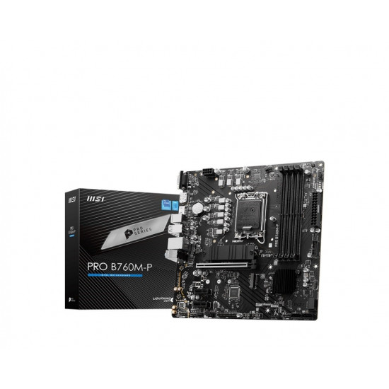 PRO B760M-P s1700 4DDR5 DP/HDMI 2M.2 mATX