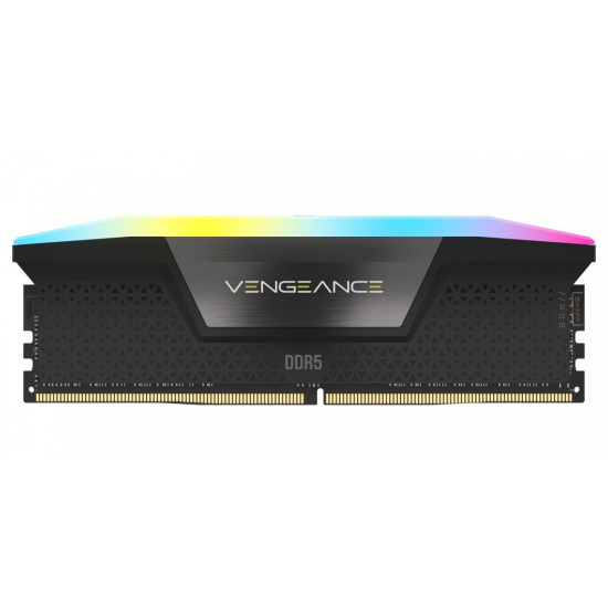 CORSAIR VENGEANCE RGB 32GB 2x16GB DDR5 6000MT/s DIMM Unbuffered 36-44-44-96 Std PMIC XMP 3.0 Black Heatspreader PCB 1.4V