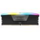 CORSAIR VENGEANCE RGB 32GB 2x16GB DDR5 6000MT/s DIMM Unbuffered 36-44-44-96 Std PMIC XMP 3.0 Black Heatspreader PCB 1.4V