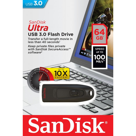 ULTRA USB 3.0 FLASH DRIVE 64GB 