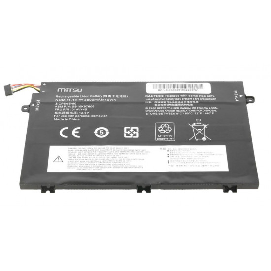 Mitsu LENOVO BC/LE-E480 3600mAh(40Wh)11.1V