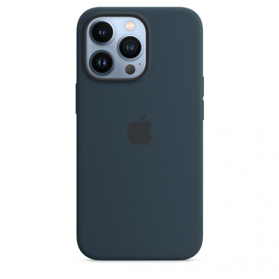 iPhone 13 Pro Silicone Case with MagSafe - Abyss Blue