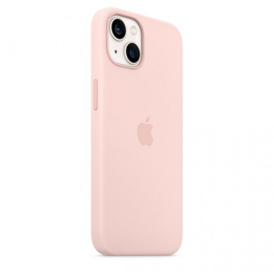 iPhone 13 Silicone Case with MagSafe - Chalk Pink