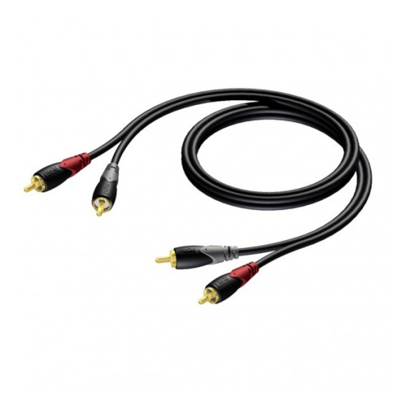 CABLE 2X RCA/CINCH MALE -2X RCA/CINCH MALE 3 M