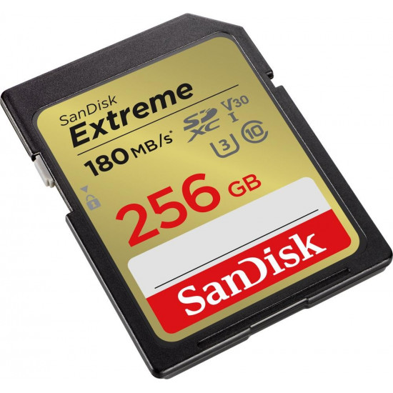 Extreme SDXC 256GB 180/130 MB/s V30 UHS-I