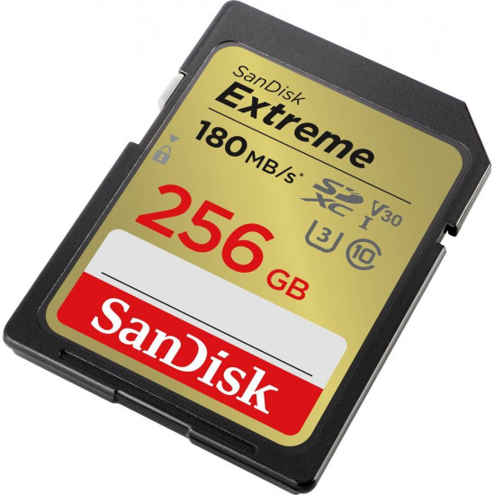 Extreme SDXC 256GB 180/130 MB/s V30 UHS-I