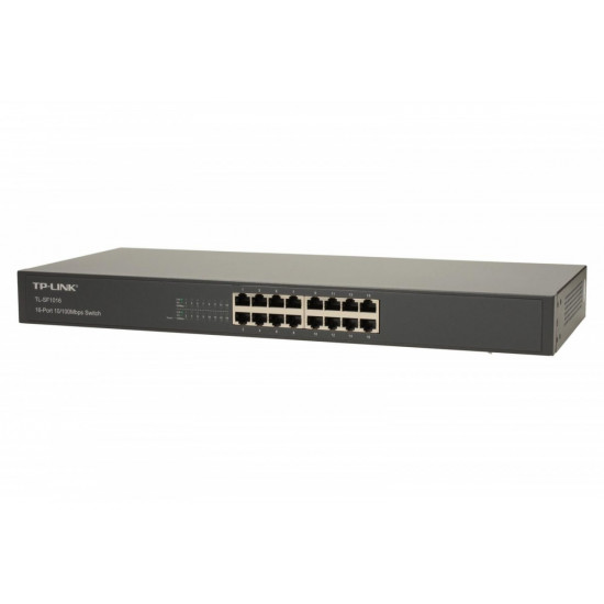 16-Port 10/100Mbps Rackmount Switch