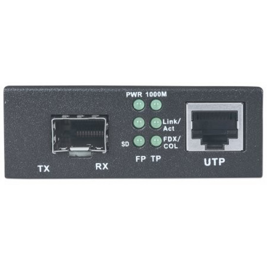 Media Converter 10/100/ 1000BASE-TX-SLOT SFP GB