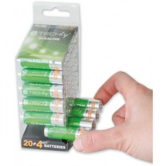 Alkaline batteries LR06 AA 24pcs, (IBT-LR06T24B)