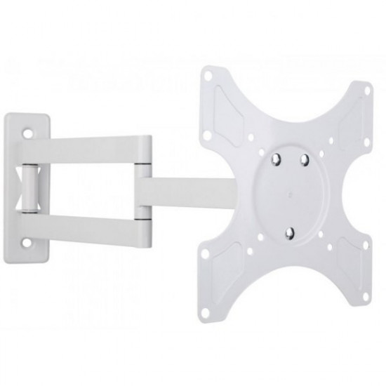 Wall mount for TV LCD/LED/PDP double arm 19-37'' 25 kg VESA white
