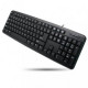 USB keybord 104 keys, US layout, black