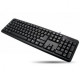 USB keybord 104 keys, US layout, black