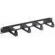 Cable management 1U 4x67mm Rack 19-inches black