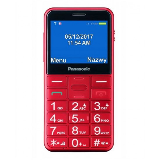 Senior mobile phone KX-TU155 red