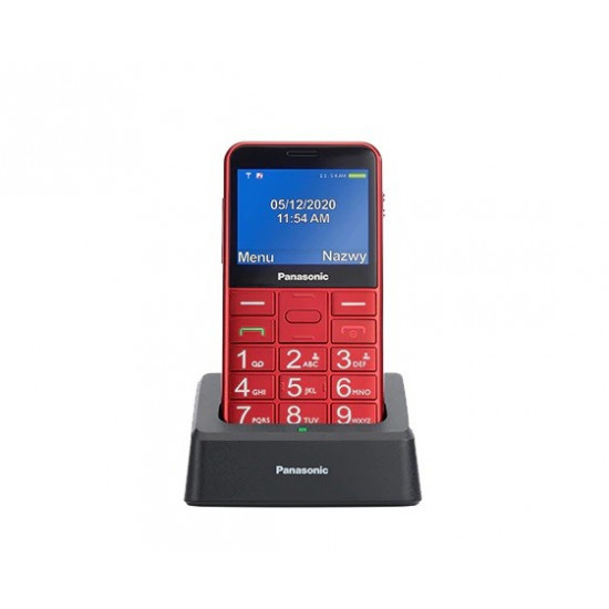 Senior mobile phone KX-TU155 red