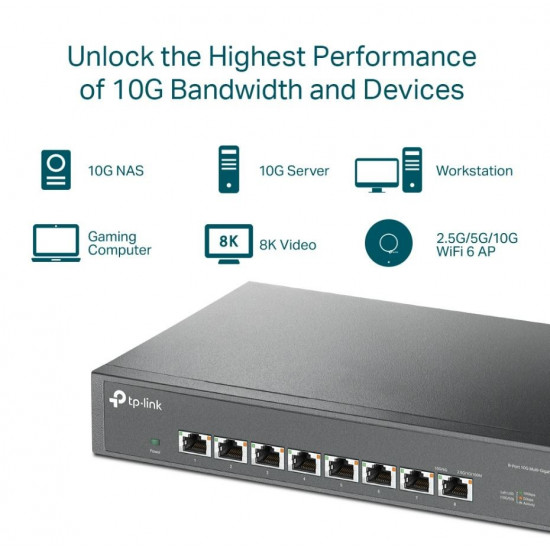 Switch|TP-LINK|TL-SX1008|TL-SX1008