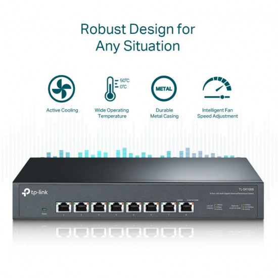 Switch|TP-LINK|TL-SX1008|TL-SX1008