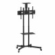 Mobile TV stand for 37-70 inches 50 kg, two shelves