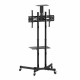 Mobile TV stand for 37-70 inches 50 kg, two shelves