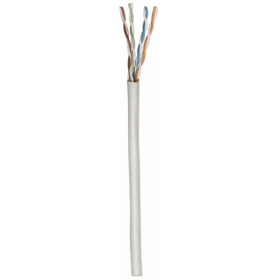 Intellinet UTP solid cable 4x2 cat. 5e. cord CCA 305m gray