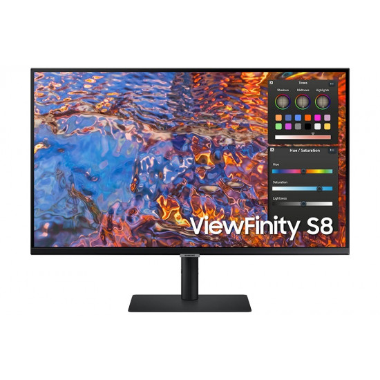 Monitor 32 cale ViewFinity S80PX IPS 3840x2160 UHD 16:9 1xHDMI 1xDP 1xUSB-C (90W) 3xUSB 3.0 LAN 5ms PinP/PbyP 60Hz HAS+PIV płaski 3YOn-Site