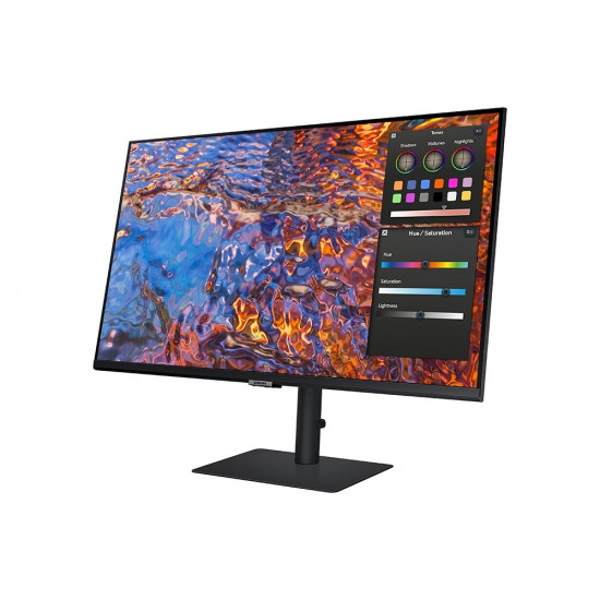 Monitor 32 cale ViewFinity S80PX IPS 3840x2160 UHD 16:9 1xHDMI 1xDP 1xUSB-C (90W) 3xUSB 3.0 LAN 5ms PinP/PbyP 60Hz HAS+PIV płaski 3YOn-Site