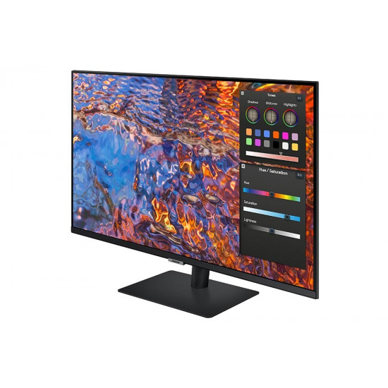 Monitor 32 cale ViewFinity S80PX IPS 3840x2160 UHD 16:9 1xHDMI 1xDP 1xUSB-C (90W) 3xUSB 3.0 LAN 5ms PinP/PbyP 60Hz HAS+PIV płaski 3YOn-Site