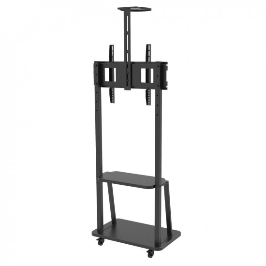 Mobile TV stand 32-70 inches 60kg with a shelf