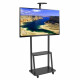 Mobile TV stand 32-70 inches 60kg with a shelf